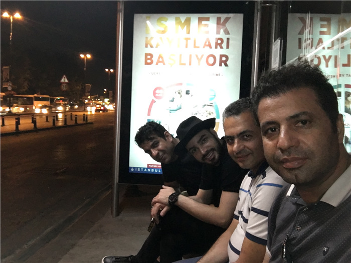 استانبول/ ترکیه / پشت صحنه موزیک ویدیو یعنی میشه که ...